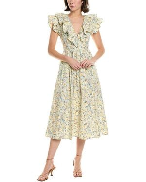 Femme Society Midi Dress - Natural
