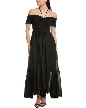 Charo Ruiz Sagitta Midi Dress - Black
