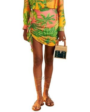 FARM Rio Mini Skirt - Yellow