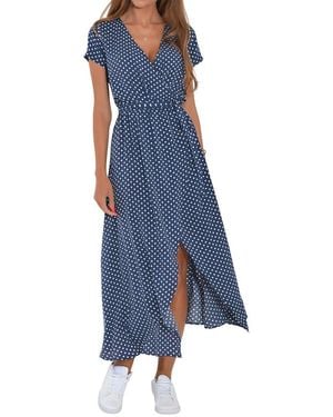 Kayla Paris Maxi Dress - Blue