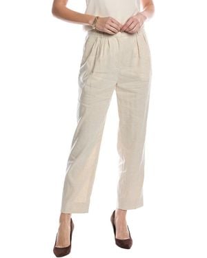 AllSaints Whitney Linen-Blend Trouser - Natural