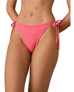 Reiss Harley Tie Side Bikini Bottom - Pink