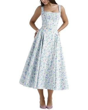 CAMILA BLANCO Midi Dress - Blue