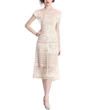 DZA Midi Dress - Natural