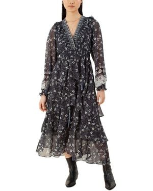 Hale Bob Midi Dress - Black