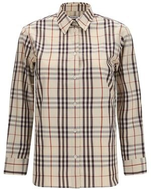 Burberry Shirts - Brown