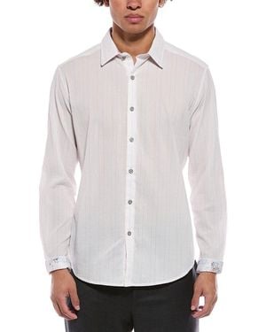 Robert Graham Reabrook Classic Fit Woven Shirt - White