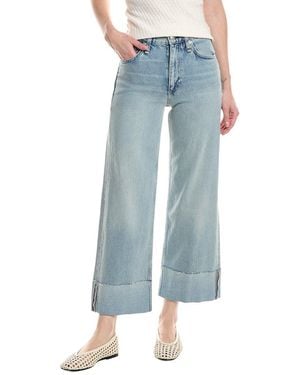 Rag & Bone Andi High Rise Ankle Wide Leg Jean - Blue