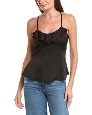 Chaser Brand Silky Ladder Back Cami - Black