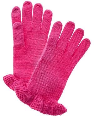Sofiacashmere Sofiacashmere Touchscreen Cashmere Gloves - Pink
