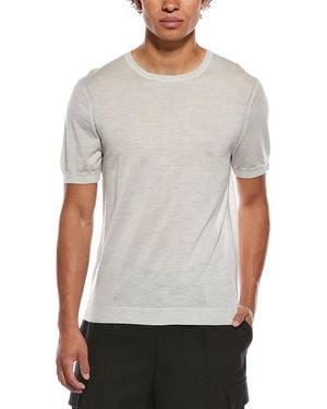 Rag & Bone Aulton Knit Wool-Blend T-Shirt - Grey