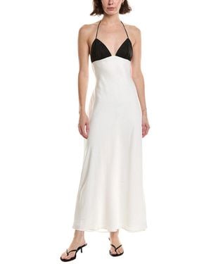 Nia Wolfe Maxi Dress - White