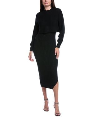 AllSaints Margot Wool & Alpaca-Blend Sweaterdress - Black