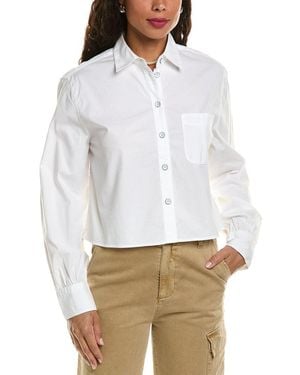 Rag & Bone Maxine Cropped Shirt - White