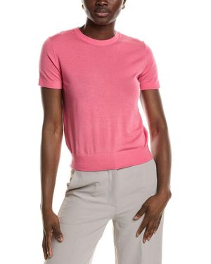 Theory Basic Wool T-Shirt - Pink