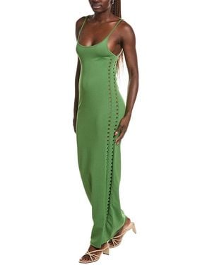 Paris Georgia Basics Elemental Colour Contrast Maxi Dress - Green