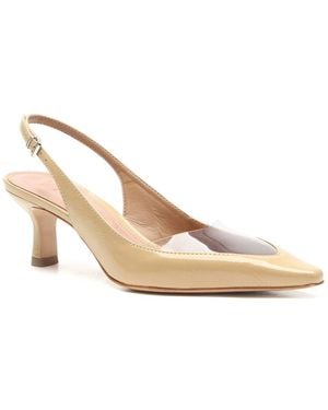 Vicenza Japao Patent Slingback - White
