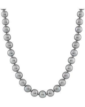 Splendid 14k 9-10mm Pearl Necklace - Metallic