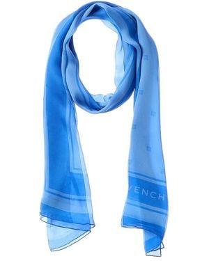 Givenchy Silk Scarf - Blue