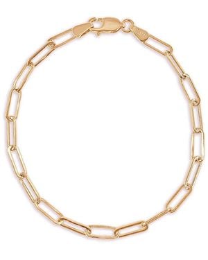 Sabrina Designs 14K Rose Paperclip Link Bracelet - Metallic