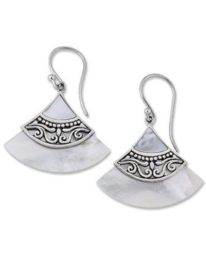 Samuel B. Pearl Earrings - Metallic