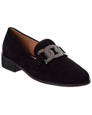 Linea Paolo Melise Suede Loafer - Black