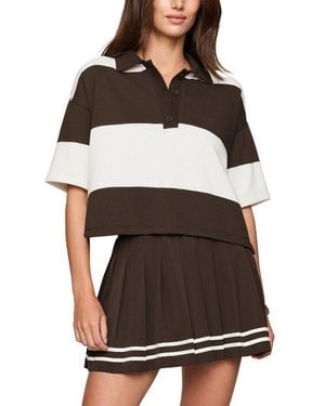 Z Supply Mariner Polo Top - Brown