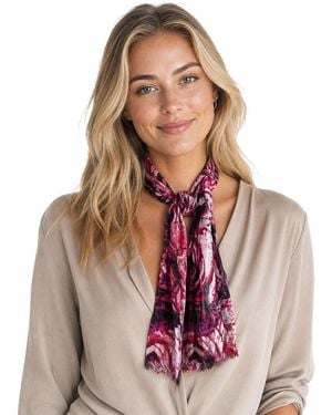 Blue Pacific Roses Neckerchief - Pink