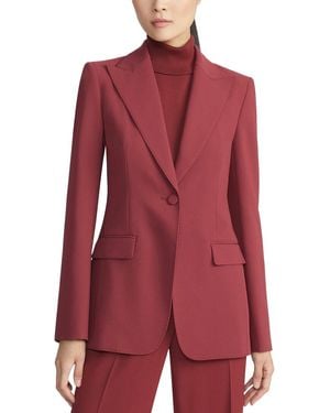 Lafayette 148 New York Peak Lapel Blazer - Red