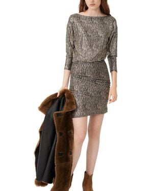 Maje Woven Dress - Black