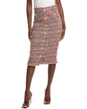 L'Agence Tai Midi Skirt - Multicolor