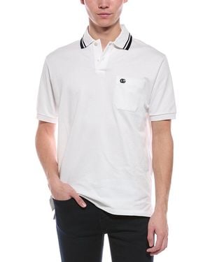 Gucci Stretch Polo Shirt - White