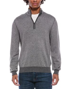 Vince Birdseye 1/4-Zip Pullover - Grey