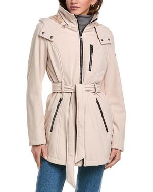 Nautica Belted Softshell Jacket - Natural