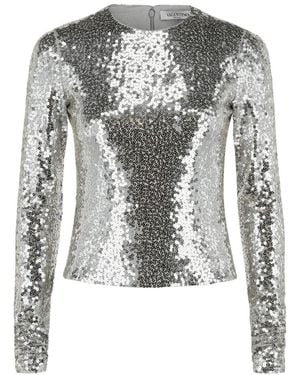 Valentino Sequin Bodysuit - Grey