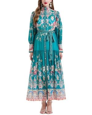 Kaimilan Midi Dress - Blue