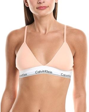 Calvin Klein Lightly Lined Triangle Bra - Pink