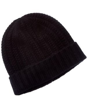 Sofiacashmere Sofiacashmere Chunky Textured Shaker Cashmere Hat - Blue