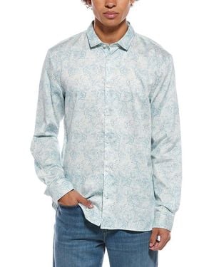 John Varvatos Ross Slim Fit Sport Shirt - Blue