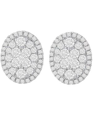Haus of Brilliance 14K 1.75 Ct. Tw. Diamond Stud Earrings - White
