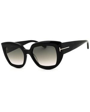 Tom Ford Saltzman 53Mm Sunglasses - Black