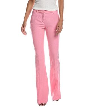 Versace Jacquard Wool Pant - Pink
