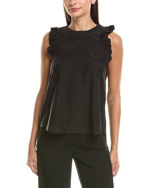 Cinq À Sept Lenore Silk Top - Black
