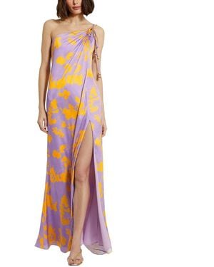 Mac Duggal Printed Gown - Red