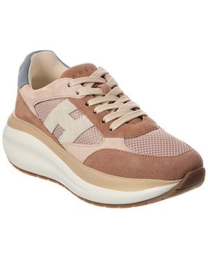 Hogan Maxi I Active Suede Sneaker - Natural