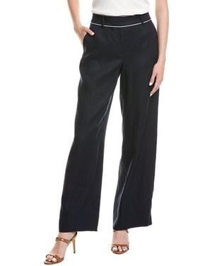 Lafayette 148 New York Sullivan Linen Pant - Black