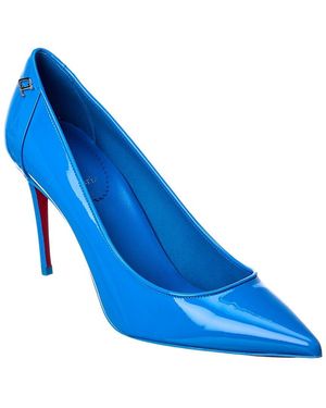 Christian Louboutin Sporty Kate 85 Patent Pump - Blue