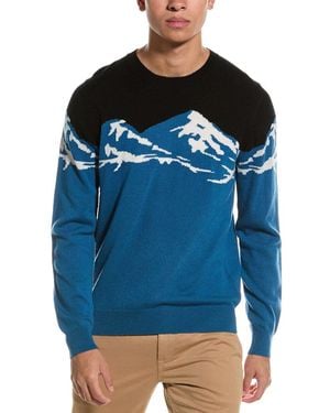 Brodie Cashmere Wool & Cashmere-Blend Jumper - Blue