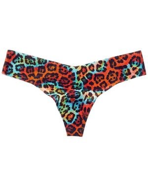 Commando Classic Print Thong - Red