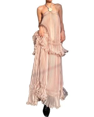 Linda Charm Embellished Maxi Dress - Pink